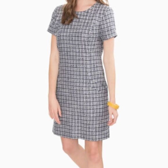 Southern Tide Paislee Dress Cinnamon Bay Tweed - Picture 3 of 12